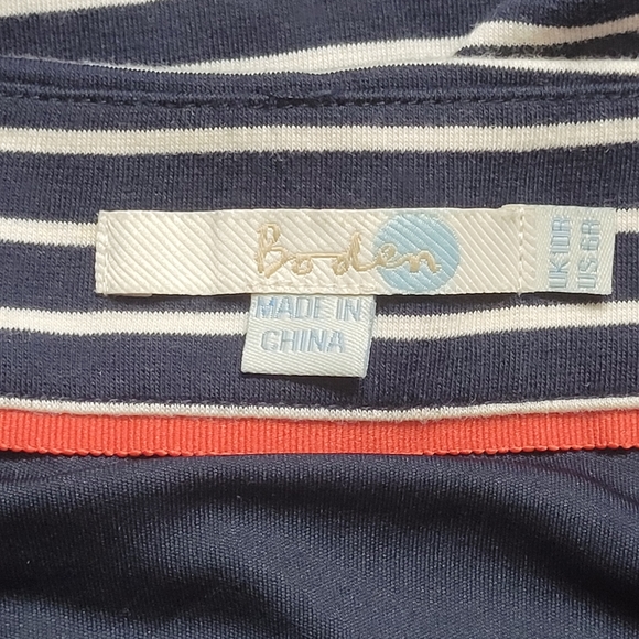 Boden | Amelie Strip Jersey Midi Dress - Picture 5 of 6